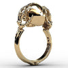 Skull Gold Ring - designfullprint