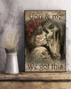 Skull Gift You And Me We Got This Together Tattoo Skull Couple Love Quotes Love Kissing Poster PA