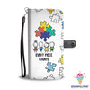 Every Piece Counts Autism Awareness Phone Wallet Case NH