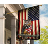 Gift For Hunting Lover American Owl Flag US FLag LN