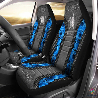 Gift For Turtle Lover Blue Turtle Heart Car Seat Cover NH