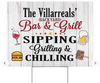 The Villarreals Yard Sign LH