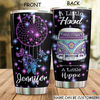 Gift For Hippie A Little Hippie Dreamcatcher Personalized Tumbler NHD