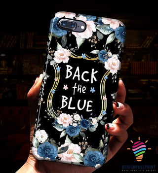 Gifts for Police Officers Black The Blue Police Phone Case LN