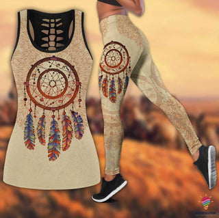 Dreamcatcher Tank Top And Leggings Set NHD