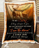 Gift For Dad Blanket Deer- To My Son I Love You(Dad)