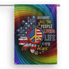 House Flag Rainbow Peace Flag Living In Peace Hippie Symbol Imagine All the People US LN