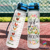 Just A Girl Who Loves Chickens Water Track Bottle NHD