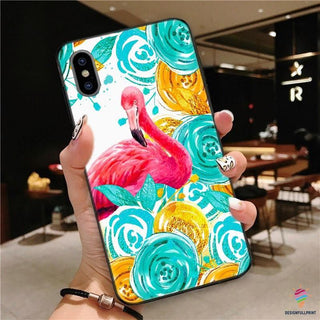 Cute Flamingo Flower Phone Case NH