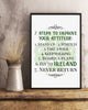 Irish Shop Irish 7 Steps To Improve Your Attitude Poster LN
