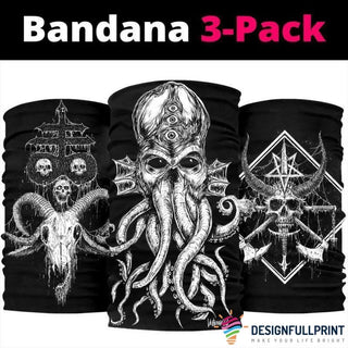 Octopus Satanic Bandana 3-Pack HG