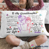To My Granddaughter Hope Love And Light Pillow Cover NHD