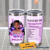 Black Pride Black Queen Nutrition Facts Personalized Tumbler Black And Proud 365
