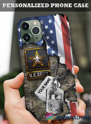 Gift For Veteran Lover Gift For Army Personalized Military Retired Soldier Veteran Army Phone Case HG