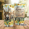 Those We Love Don't Go Away Donkey Personalized Tumbler NHD