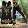 Black Pride African Pattern Tank Top And Leggings Set HG