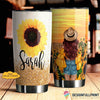Sunflower Tumbler  Customized Tumbler LH