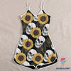 Skull Gift Skull Sunflowers Rompers For Women HG