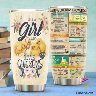 Chicken Tumbler LH Chicken Knowledge Stainless Steel Tumbler
