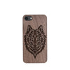 Wood Phone Case for Universal Models -Wolf Face 010 - designfullprint