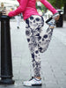 Skull Art 3D Leggings 01 - designfullprint