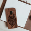 Wood Phone Case for Universal Models -Wolf Face 010 - designfullprint