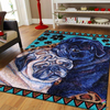 Pug Lover Pug Couple Pet Lover Gift Dog Lover Rug CH Gifts For Dog Lovers
