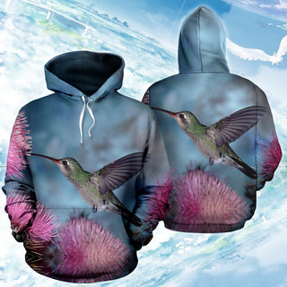 3D Hummingbirds Bird Printed Hoodie 003 - designfullprint