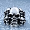 Biker Man Skull Ring