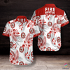 US Firefighter Fire Rescue Pattern Hawaii Shirt CH