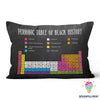 Black Pride Periodic Table Of Black History Black Pride Pillow HG