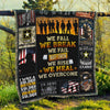 Gift For Veteran Lover Gift For Army US Proud Army Veteran Military Soldier Quilt Blanket HG
