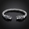 Viking Double Wolves Bracelet - designfullprint