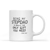 Step Dad Mug Bonus Dad Gift, Gift For Father’s Day, Bonus Dad Gift Ideas