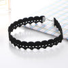 Black Velvet Skull Pattern Choker