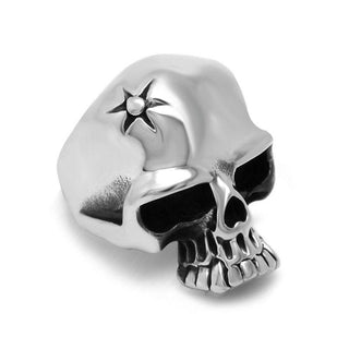 Titanium Steel Retro Skull Ring