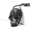 Vintage Hollow Skull Pendant Necklaces