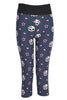 Workout Capri Skull Leggings - designfullprint