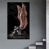 Pink Sitting Angel Canvas Art And Poster HG