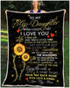 Personalized Step Daughter Quilt And Sherpa Blanket