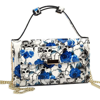 Women's Skull Purse Wallet Clutch Handbag - designfullprint