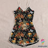Mushroom Rompers For Women LN Romper Dress Sexy Rompers Gift For Hippie