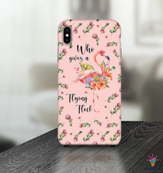 Who Gives A Flying Flock Flamingo Phone Case NH