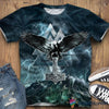 Gift For Viking Lover Viking Eagle Viking 3D And Storm Tshirt HG