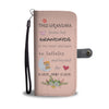 Grandma Present Nana Gift Lovely This Grandma Loves Her Grandkids To The Moon And Back Phone Case Wallet HG