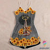 Black Pride Gift For Hippie Sunflower Black Queen Pray Rompers For Women LN