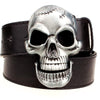 Big skull metal buckle skull Belt