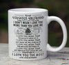 Gift For Viking Lover Viking To My Gorgeous Girlfriend Mug LN
