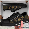 Koi Fish And Lotus LowTop Canvas Shoes NH