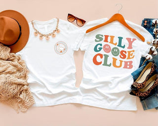 Silly Goose Club Shirt Printed Front and Back,Unisex Silly Goose Shirt,Silly Goose University,Funny Women Shirt,Funny Gift,Birthday Gift HG